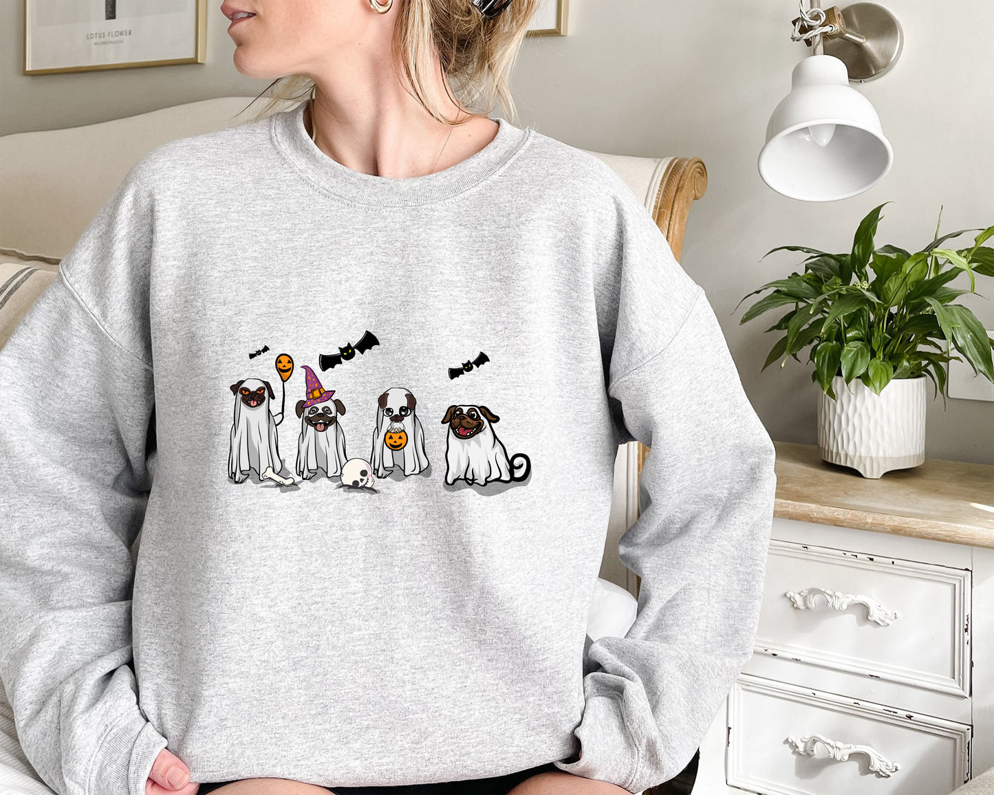 Pug Fall Halloween Ghost Shirts