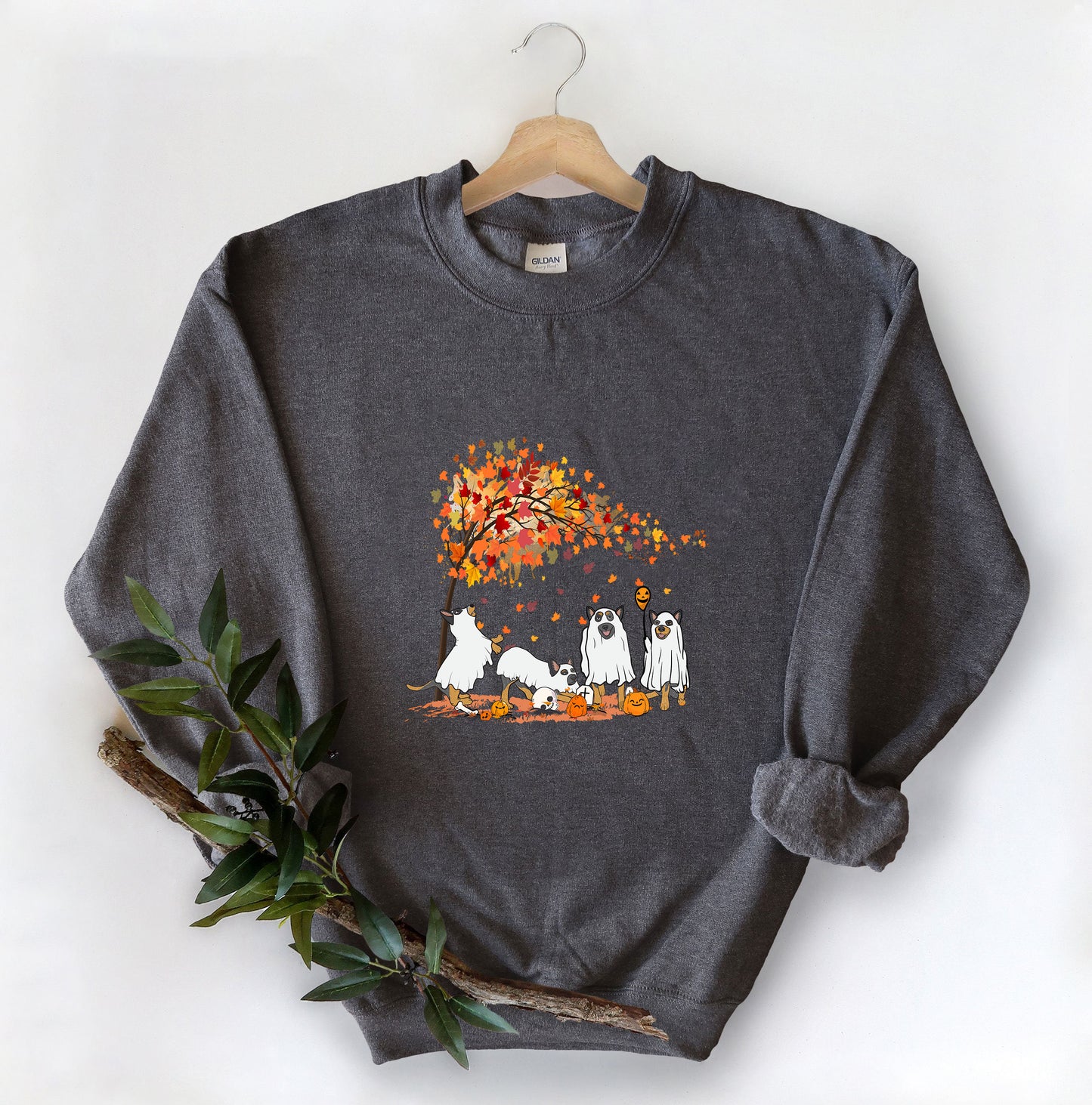 Heeler Fall Halloween Ghost Shirts