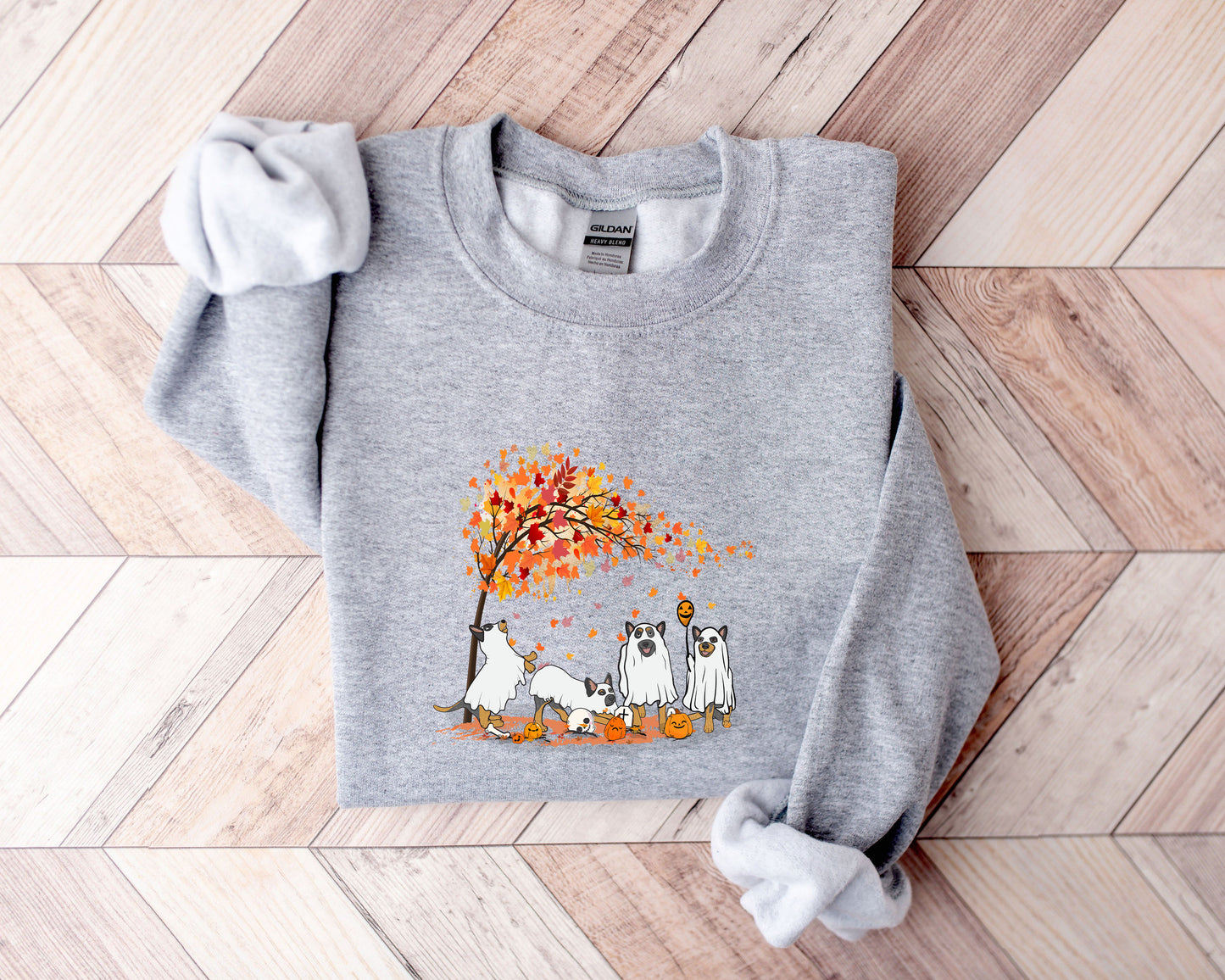 Heeler Fall Halloween Ghost Shirts