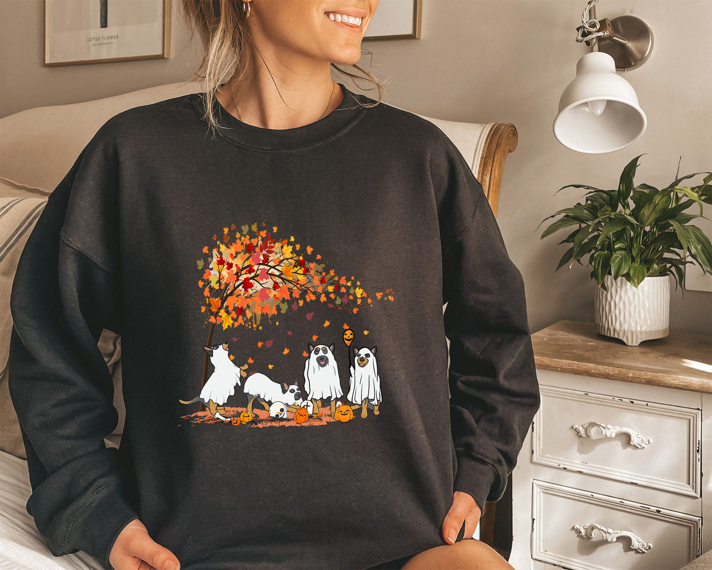 Heeler Fall Halloween Ghost Shirts