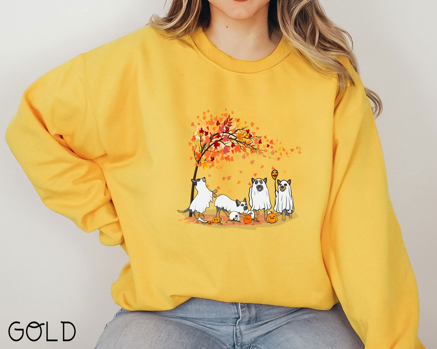 Heeler Fall Halloween Ghost Shirts