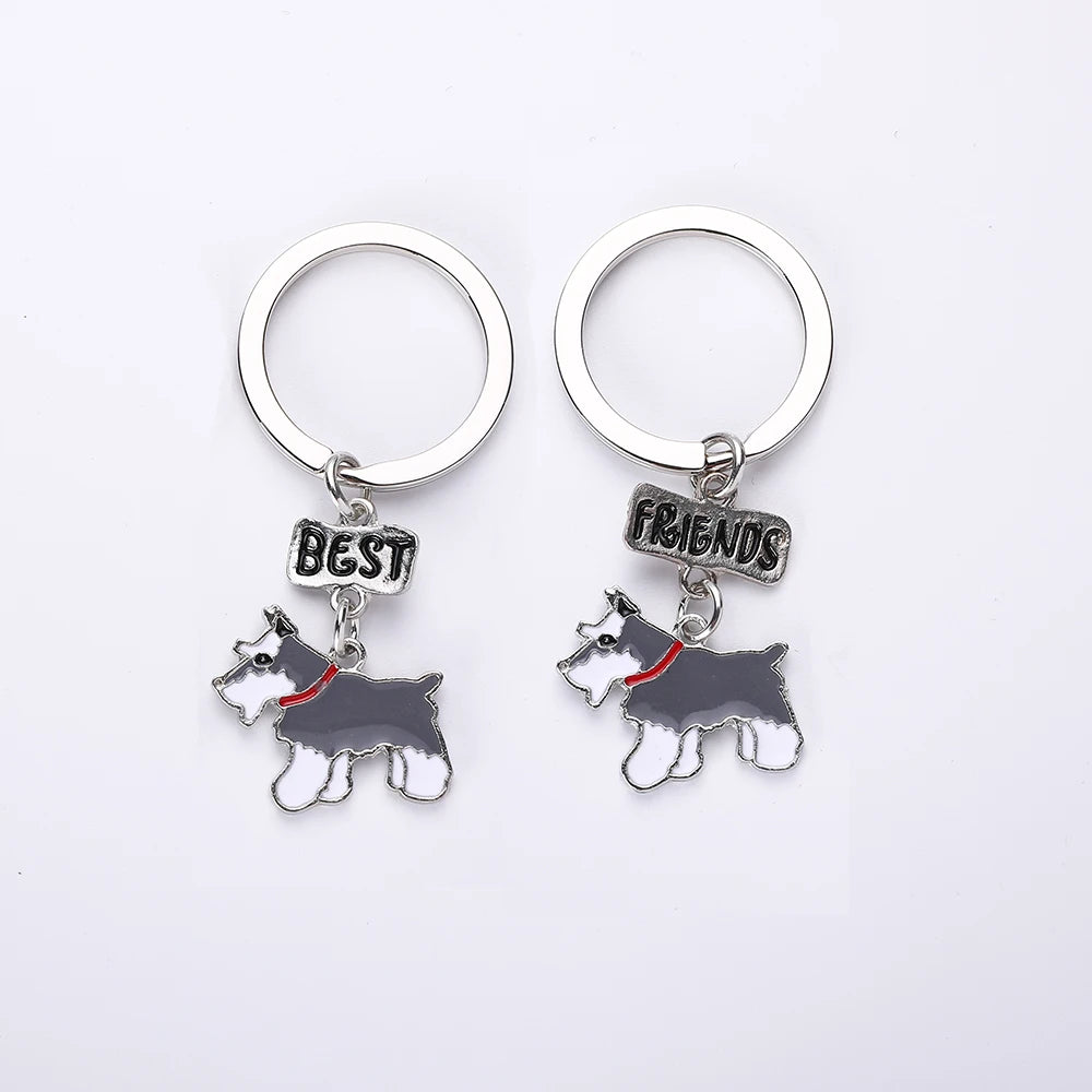 Schnauzer Lovers Keychains