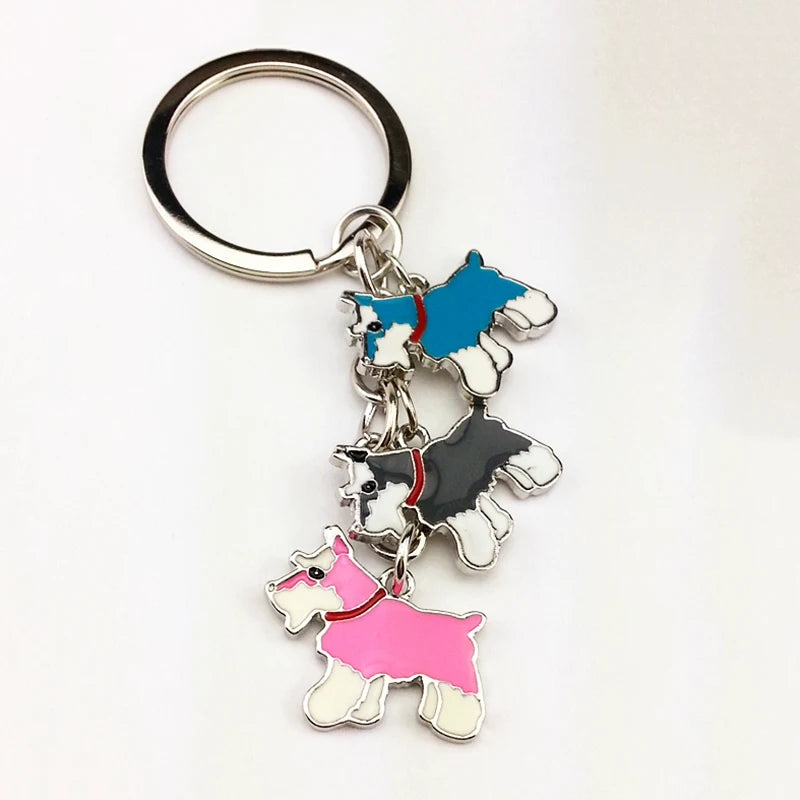 Schnauzer Lovers Keychains