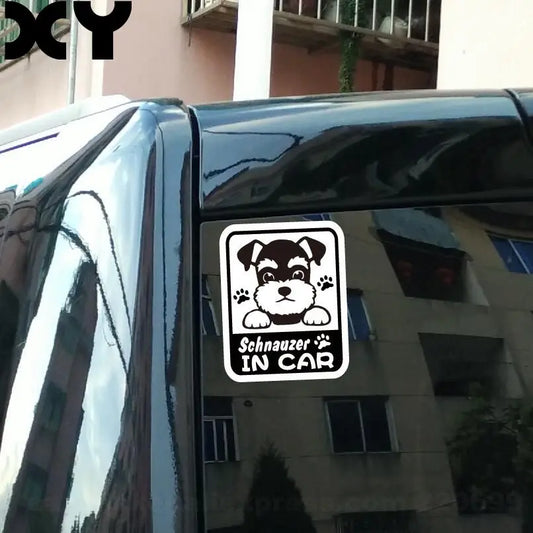 Schnauzer Cut Vinyl Decal Sticker