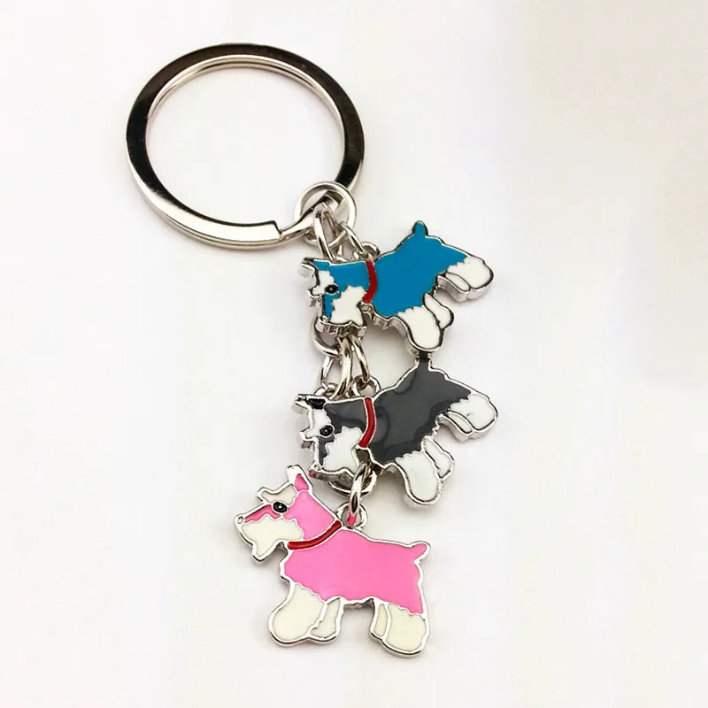 Schnauzer Lovers Keychains