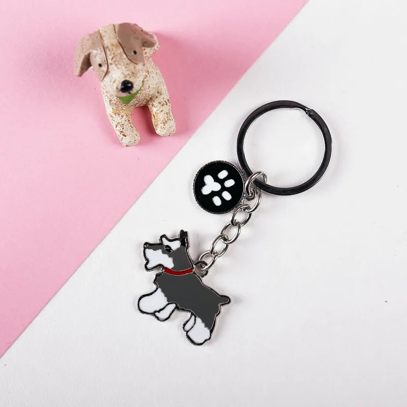 Schnauzer Lovers Keychains
