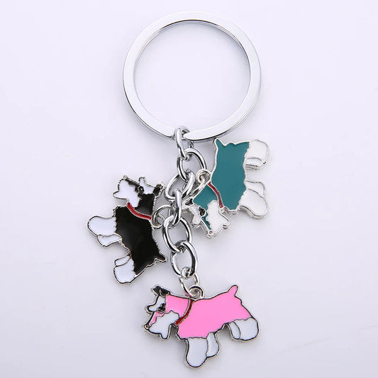 Schnauzer Lovers Keychains