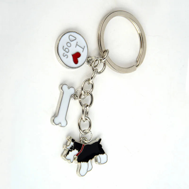 Schnauzer Lovers Keychains