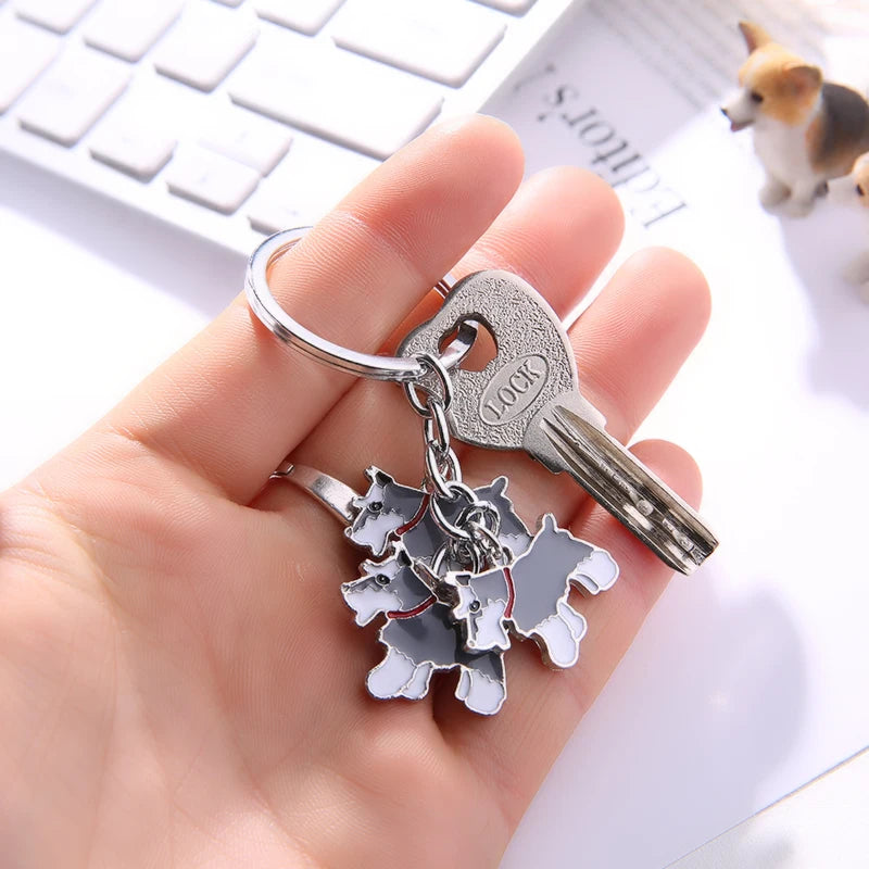 Schnauzer Lovers Keychains