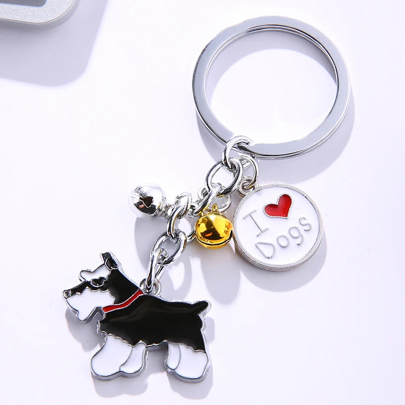 Schnauzer Lovers Keychains