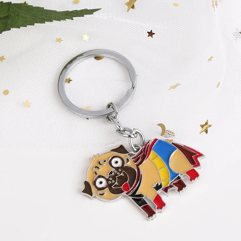 Cute Pug Key chain Bag Charm