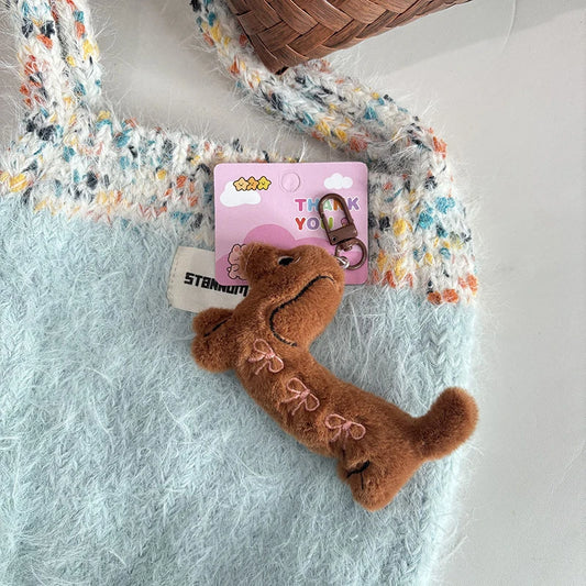 Kawaii Dog Dachshund Plush Keychain