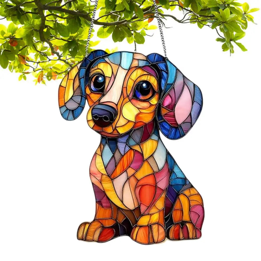 Dachshund Sun-catcher Ornament