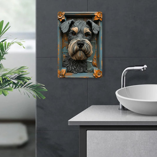 Elegant Schnauzer Wall Art