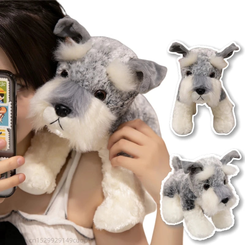 Kawaii Schnauzer Plush Toy