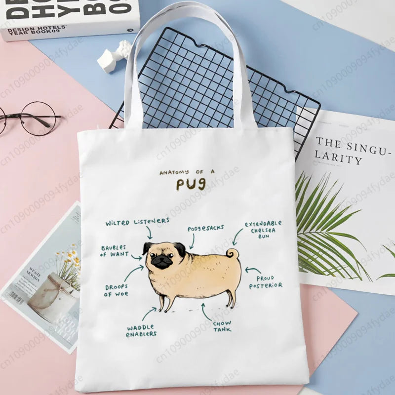 Pug Lover Tote Bags