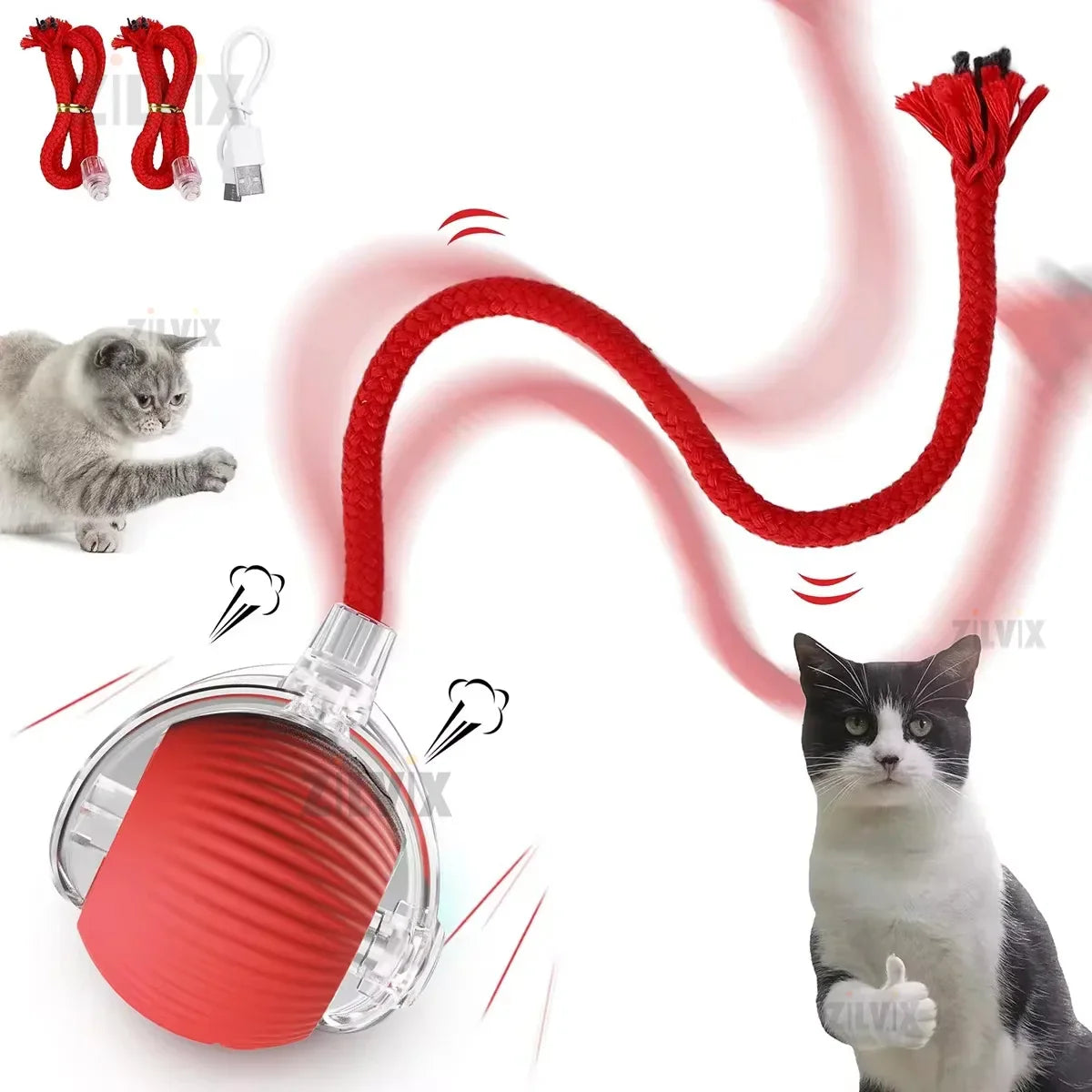 Smart Rolling Pet Toy