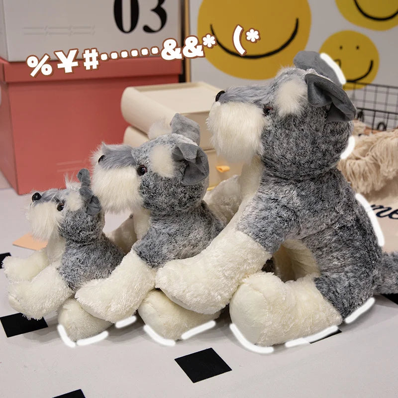 Kawaii Schnauzer Plush Toy