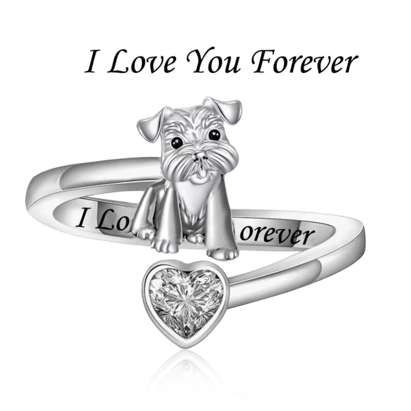 Love Your Schnauzer Forever Ring