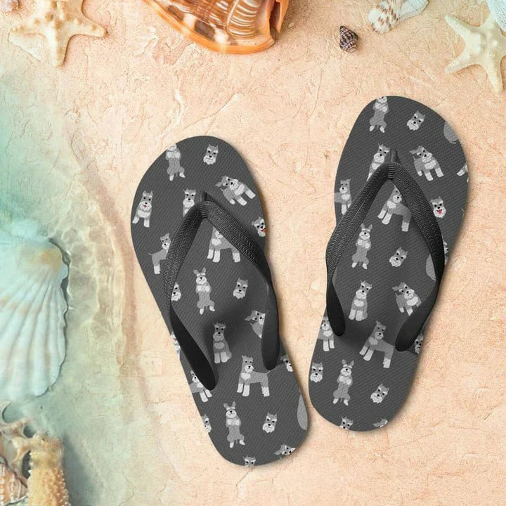 Schnauzer Lover Flip Flops