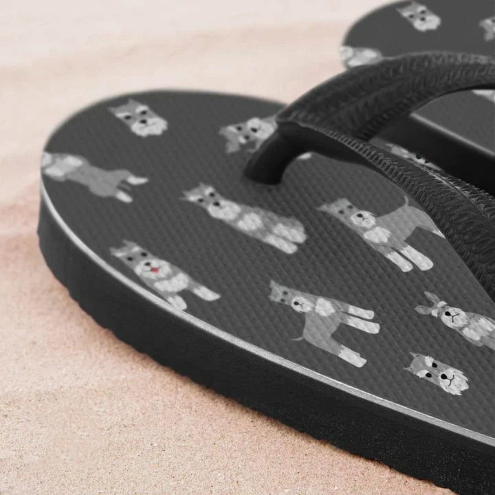 Schnauzer Lover Flip Flops