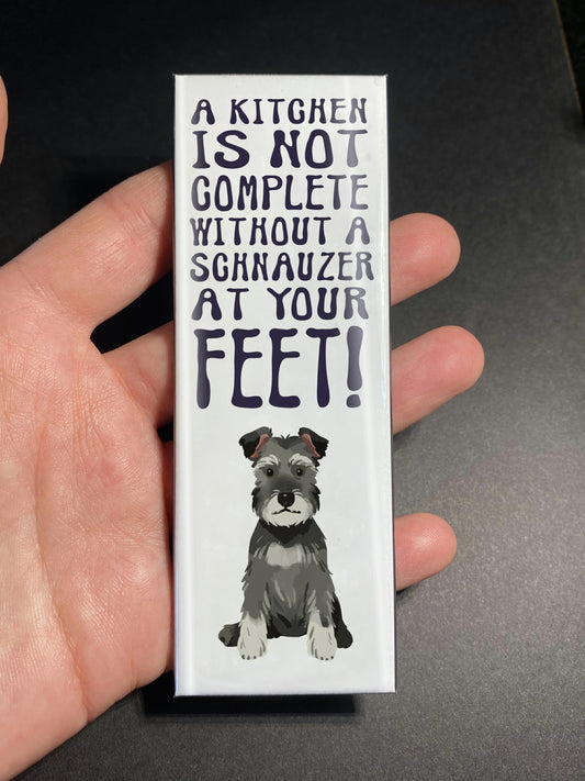 Schnauzer Home Kitchen Fridge Magnet