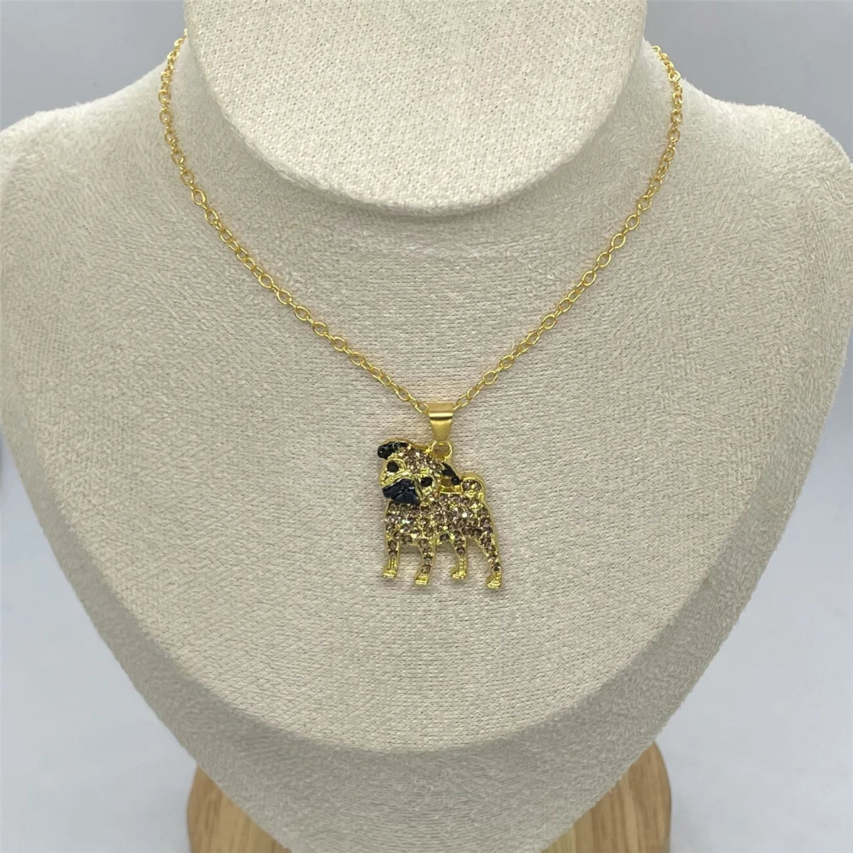 Exquisite Pug Pendant Necklace
