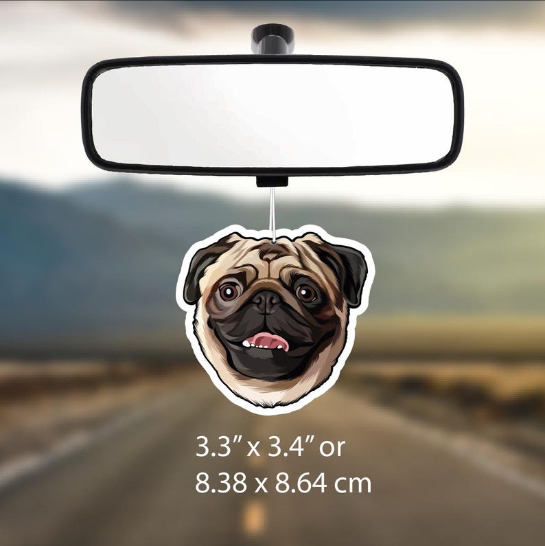 Pug Lover Car Pendant