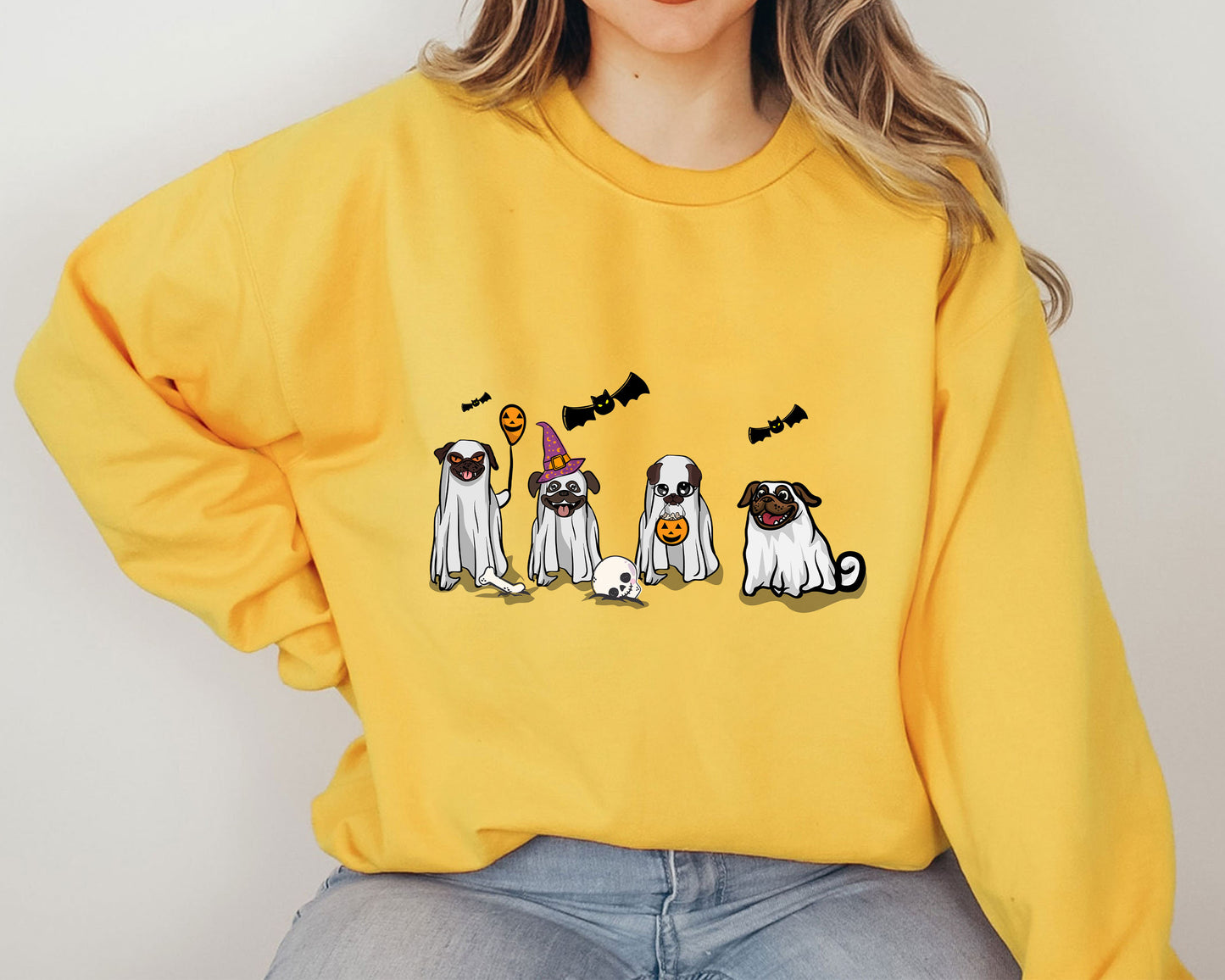Pug Fall Halloween Ghost Shirts