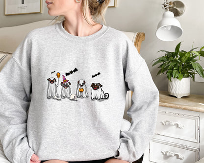 Pug Fall Halloween Ghost Shirts