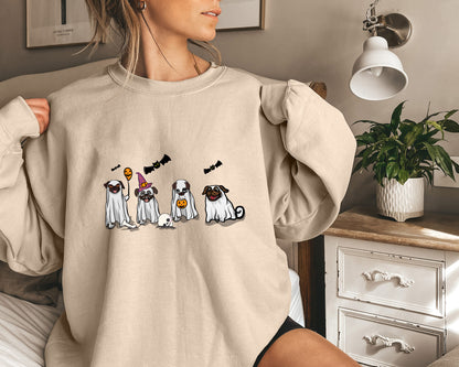 Pug Fall Halloween Ghost Shirts