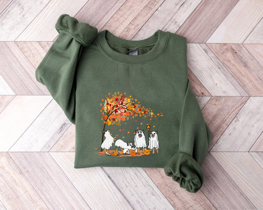Heeler Fall Halloween Ghost Shirts