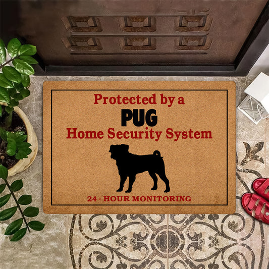 Pug Security Doormat