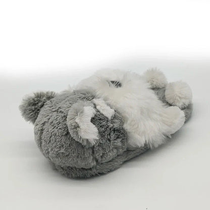 Schnauzer Shaped Slippers