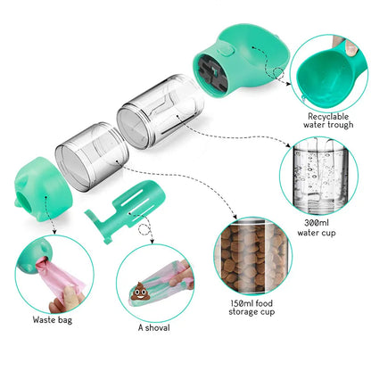 All in One Best Portable Dog Water Bottles for Hiking