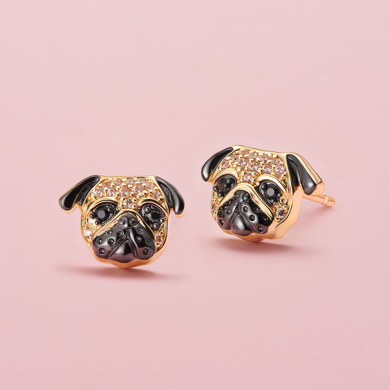 Exquisite Pug Earrings
