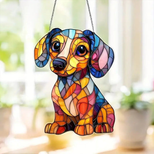 Dachshund Sun-catcher Ornament