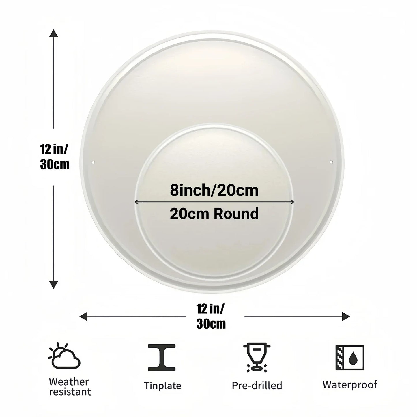 Floral Shih Tzu Metal Decor