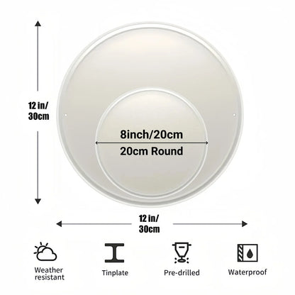 Floral Shih Tzu Metal Decor