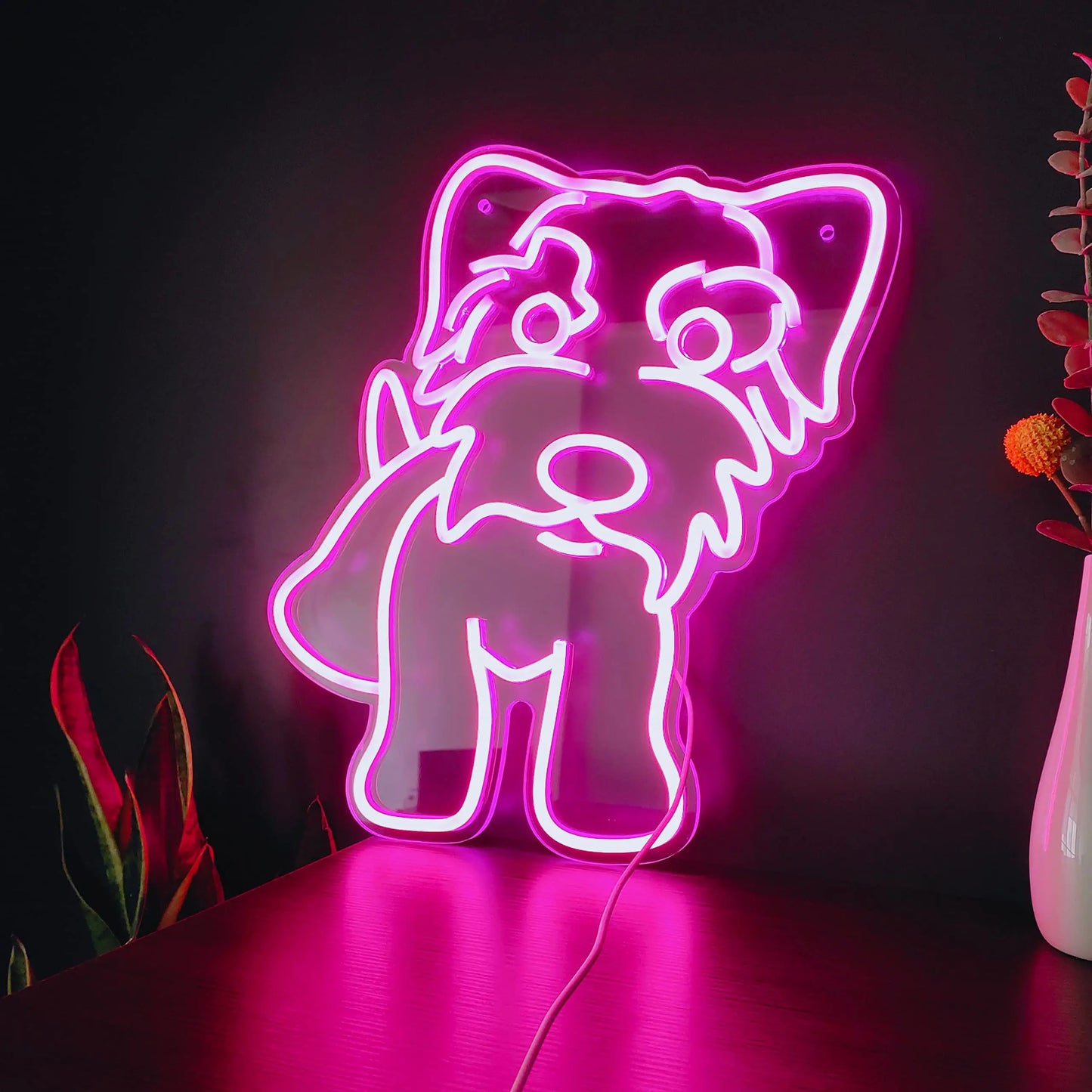 Schnauzer LED Sign Decor