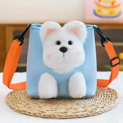 Westie Lover Plush Backpack