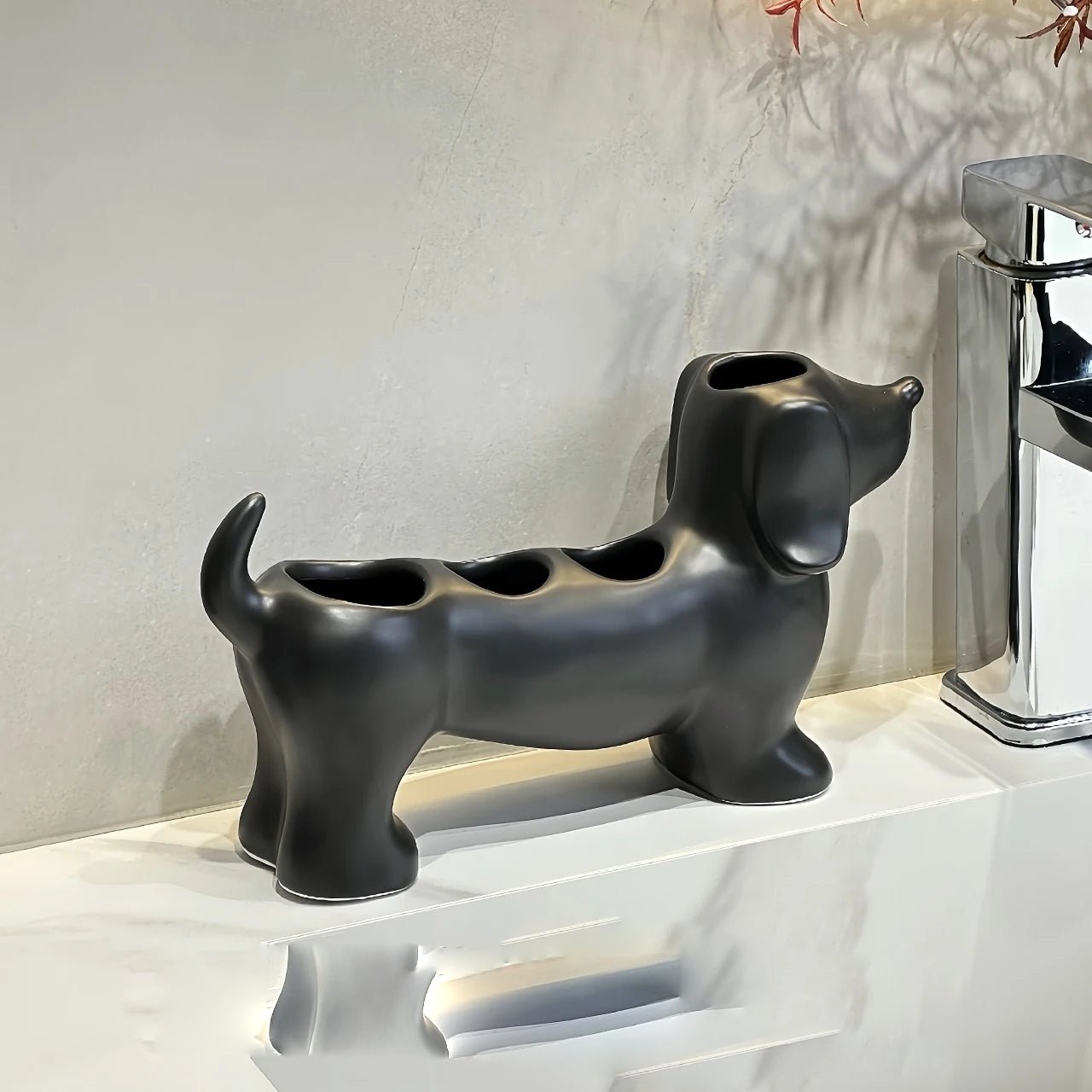 Dachshund Figurine Storage Holder