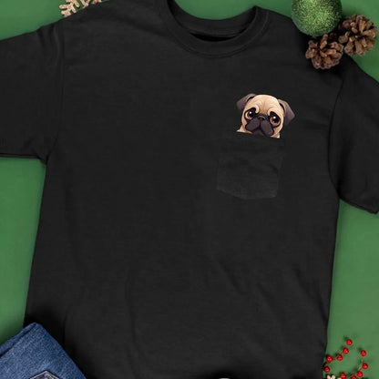 Funny Pug Cotton T-Shirts