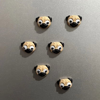 6-Pack Pug Fridge Magnets