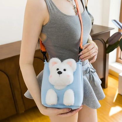 Westie Lover Plush Backpack