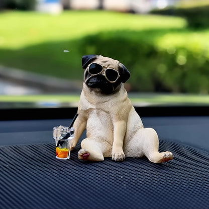 Funny Pug Car Decor