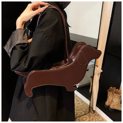 Dachshund Figurine Shoulder Bag