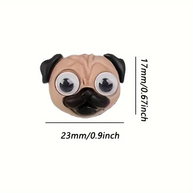 6-Pack Pug Fridge Magnets