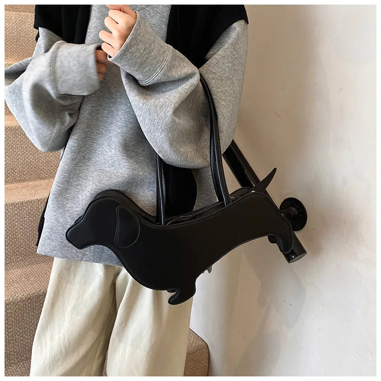 Dachshund Figurine Shoulder Bag