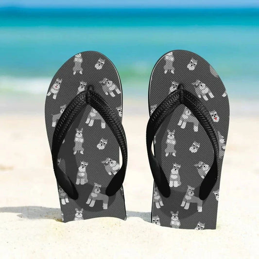 Schnauzer Lover Flip Flops